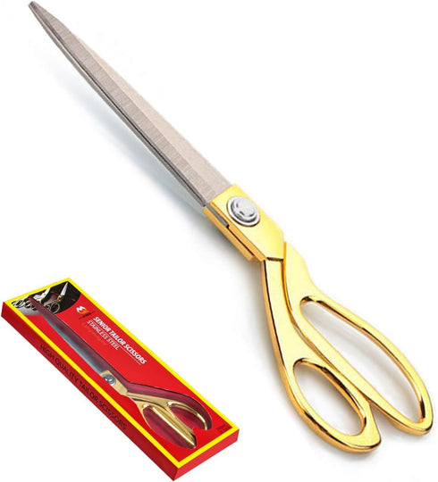 Ribbon Cutting Scissors Giant & Heavy Duty Professional Cutting Tools with Sharp Blades, Ideal for Grand Opening Ceremonies, Fabric, Crafting...