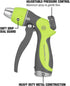 Flexzilla Garden Hose Nozzle - Heavy Duty Adjustable Flow Pistol, NFZG68-E, ZillaGreen™...
