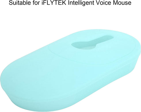 ASHATA Mouse Protective Cover, Silicone Case for iFlytek Intelligent Voice Mouse, Comfortable, Washable, Cushioning , Mint Green...