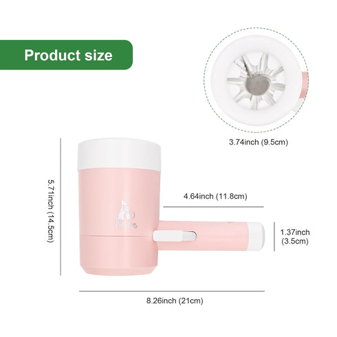 Dog Paw Cleaner Cups Can Press Dogs And Cats To Clean And Beautify Their Paws. Girl dog Accessories Can Quickly Clean Stains On The Soles Of Their...