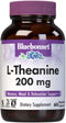 Bluebonnet Nutrition L-Theanine 200mg, Free-Form Amino Acid, Promotes Relaxation*, Soy-Free, Gluten-Free, Non-GMO, Kosher Certified, Vegan, 60 Veg...