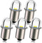 Ruiandsion Upgrade LED Flashlight Bulb 4.5V P13.5S Base Socket White LED Bulbs Replacement for Flashlight Torch Lights,Non-Polarity (Pack of 5)...