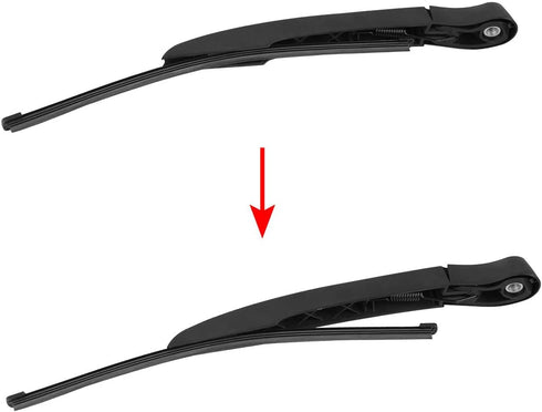 X AUTOHAUX Rear Windshield Wiper Blade Arm Set 335mm 13 Inch Fit for BMW X3 F25 2011 2012 2013 2014 2015 2016 2017...