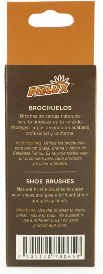 2 Pieces Shoe Polish Brushes Leather Shoes, Boots Care Clean with Natural Bristles...