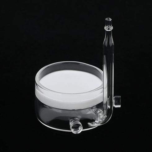 CO2 Diffuser Glass Reactor with U Shape Connecting Tube for Pollen Aquarium Plants Tank(CO2 Diffuser-Large Flat-Bottomed)...