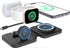 Portable Wireless Charger 15W Fast Charging Wireless 3 in 1 Magnetic Charging Wireless Charger Stand - Pocket Carry...