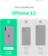 GOOSPERY Magnetic Door Bumper Compatible with iPhone 11, Wallet Case with Card Holder, Protective Dual Layer Bumper Phone Case - Black...