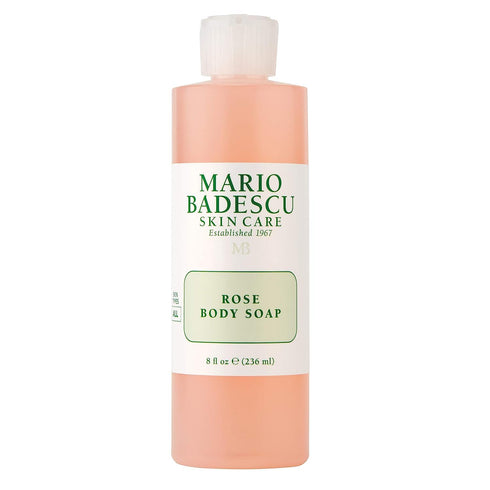 Mario Badescu Rose Body Soap | For a Pampered, Refreshed, and Hydrated Skin | Scented with the Sweetest Hint of Floral | Shower Gel for Daily Use ...