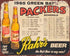 1CAR& Tin Sign Metal Sign Packers Wine Price List Bar Poster Bar Club Garage Man Cave Wall Decoration Gift 12x8 Inch...