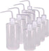 250ml+500ml Plastic Safety Wash Bottle, Plastic Squeeze Bottle Narrow Mouth, 8 Pack (Each Size 4)...