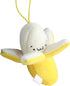 Yellow Peeling Banana Keychain, Banana Plush, Banana Man Plush, Cartoon Birthday Gift PP Cotton Peeling Banana Shape Plush Doll Pendant for Decora...