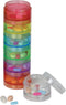 Ezy Dose Weekly Stackable Pill Organizer and Planner ? 7 Compartments Stack and Screw Together...