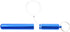 5Pcs Aluminum Alloy Container with Keychain, 4.33 x 0.55 x 0.55 Inches Pocket Waterproof Metal Storage Holder Case...
