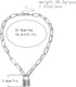 COLORFUL BLING Simple Lock Key Pendant Necklace Multilayer Long Paperclip Chain Punk Choker Necklace for Women Men Statement Jewelry...