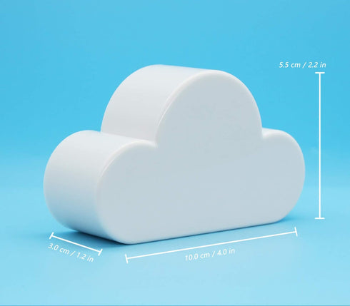 Meyerascal White Cloud Magnetic Key Holder for Wall, Strong Magnetic to Securely Hang Multiple Keys and Keychain, Novelty Cute Home Decorations, E...