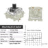 GATERON Silent Keyboard Switches, RGB LED Pre Lubed 5 Pins Linear Key Switches for MX Mechanical Keyboard(35PCS) (Black)...