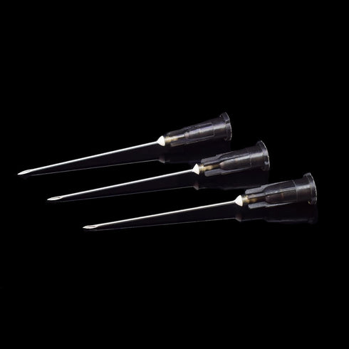 JIBENGAO 22 Gauge Needle (22g 25mm), 100Pcs Individually Wrapped Lab Needles...
