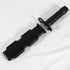 Prop Knife Fake Knife Toy Knife for Kids Harmless Safe Fake Knife for Halloween Party 10 Inch (Black with scabbard)...