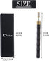 DIUDUS Leather Edge Dye Pen Edge Dye Roller Pen Wood Handle Stainless Steel Top Edge Dye Roller Oil Pen, Leather Edge Painting Roller Tools for Le...