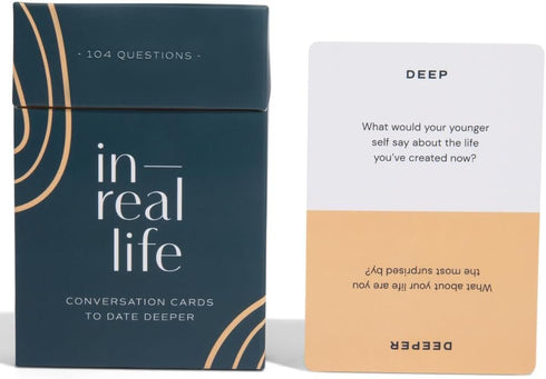 in Real Life Conversation Cards to Date Deeper - Dating Games for New Couples - Dating Card Game - Conversation Cards for Couples - Relationship C...