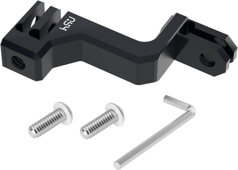 HSU 90 Degree Aluminum Vertical Bracket Adapter Elbow Mount for GoPro Hero 12/11/ 10/9 Black...