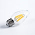 E27/E26 6W F15 Dimmable LED Porch Light Filament Bulb, Warm White 2200K 60W Equivalent 600 Lumen Edison Vintage Bulbs for Home Lighting, Flame Wri...