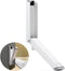 Kickdown Door Stoppers, No Drilling Door Stop with Adhesive Stickers, Alloys Door Holder no Plastic, Easy Pedal Doorstop for Office Dorm Classroom...