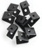 40 Packs Black Matt PVC Floor Vinyl Welding Grooving U V Blade Stainless Steel Blade Slotted Blade Hardware Tool...