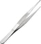 uxcell 8-Inch 430 Stainless Steel Straight Pointed Tweezers with Serrated Tip Daily Garden Tool...