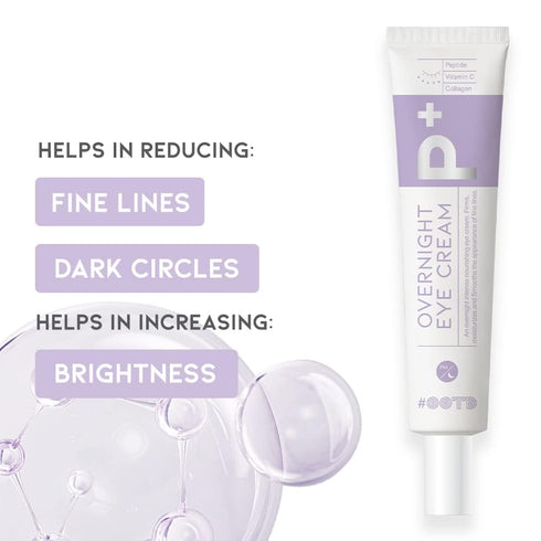 Eye cream for dark circles puffiness and bags anti aging wrinkles korean cream peptide, vitamin c, collagen, vegan under eye treatment 25g...