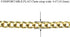 HAHIYO Purse Chain Strap 15.7 Inches Yellow Gold for Shoulder Cross Body Sling Handbag Clutch Replacement Comfortable Flat 0.4" Wide 2.4mm Extra T...