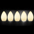 25 Pack C7 White LED Replacement Bulbs, 0.6 Watt White Ceramic Indoor Night Light Bulbs, E12 Base C7 Christmas String Light LED Bulbs for Wedding,...