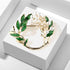 Gardenia Brooch, Jewelry Gift for Women, Girls, Ladies, Exquisite Packaging...