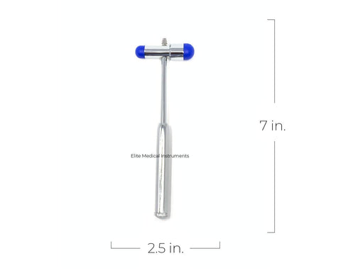 EMI Buck Neurological Reflex Testing Medical Hammer - Comes with Needle and Brush (Royal)...