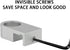 MiOYOOW Tube Fixture Holder, Mini Aquarium Fixing Clamp Anti Overflow Aquarium Pipe Clip with Screw & Screwdriver for Fish Tank Aquarium (L)...
