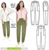 Style Arc Sewing Pattern - Victor Woven Jean (Sizes 04-16)...