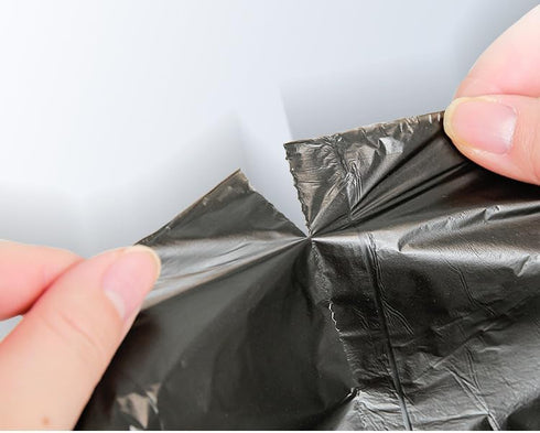 Garbage Bags 2.6 Gallon Flat Top Thickened Elastic Trash Bags 3 Gallon for Bathroom, Bedroom, Kitchen, Office and Living Room Black (120 Count)...