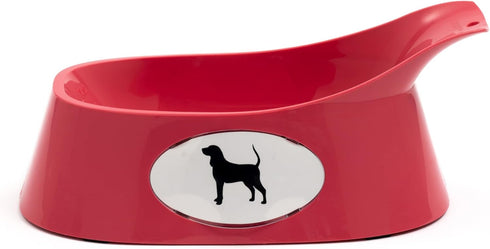 Lixit Ergonomic Bowls for Dogs with Long Ears (Coral, Medium)...