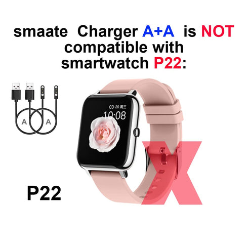 Smart Watch Cables Compatible with TOZO S3, Woneligo W13, Gydom Amzhero IDW13, MILOUZ IDW19, Fitpolo IDW15, Tensky ENOMIR ID208BT, SKG V7 V7PRO, I...