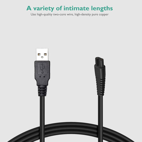 for Nicwell Water Flosser Charger, Lnauy Power Cord Compatible with Nicwell F5025 COSLUS F5020E Oralfree Cordless Portable Water Dental Flosser Re...
