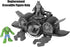 Replacement Part for Fisher-Price Imaginext DC Super-Friends Batsub Playset - GMP49 ~ Replacement Killer Crocodile Figure ~ Green with Blue Pants...