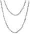COLORFUL BLING 60-inch Long Hand Knotted Crystal Beaded Endless Strand Necklace Glass Beads Multi Layer Infinity Lariat for Women Men 1920s Flappe...