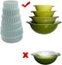 8 Pieces Display Stands for Pyrex Bowls Bowl Stands Bowl Display Stands for Cabinet Organizer Plastic...
