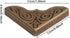20pcs Bronze Metal Book Corner Guards Scrapbook Photo Album Diary Cover Corner Decorative...