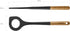 STAUB Risotto Spoon, Cooking Utensil, Perfect for Stirring and Serving Risotto, Durable BPA-Free Matte Black Silicone, Acacia Wood Handles, Safe f...