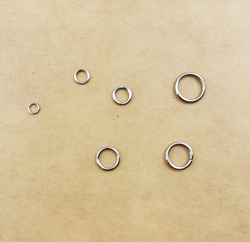 1000pcs 3mm Stainless Steel Rings Jump Rings Connector Rings for Jewelry Making Necklaces Bracelet Earrings Keychain DIY Craft (Silver, 3mm)...