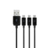 Herfair 3-in-1 Micro USB Splitter, 480Mbps Data Sync, 3 USB to Multi Micro USB Adapter Wires Leads for All Micro USB Equipped Devices......