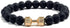 Traintough Dumbbell Bracelet for Men Cool Volcanic Rock Anxiety Bead Bracelet Adjustable Fitness Yoga Barbell Bracelet Jewelry Gifts for Men Women...