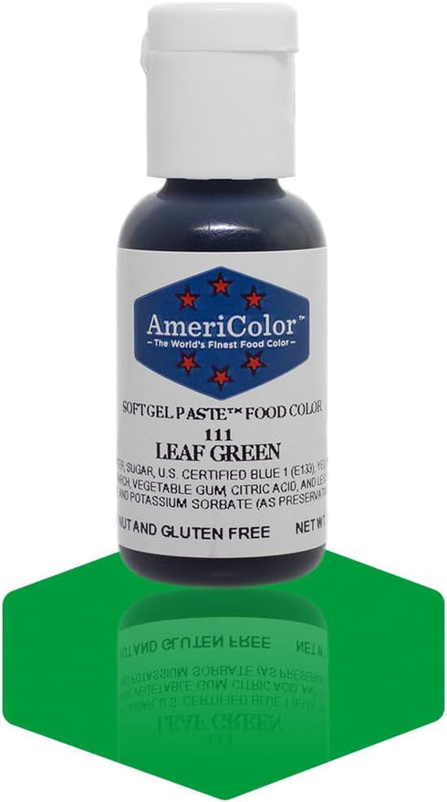 AmeriColor, Leaf Green, 75 Ounce Bottle, Soft Gel Paste Food Color...