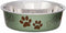 Loving Pets - Bella Bowls - Dog Food Water Bowl No Tip Stainless Steel Pet Bowl No Skid Spill Proof (Extra Large, Artichoke Green)...